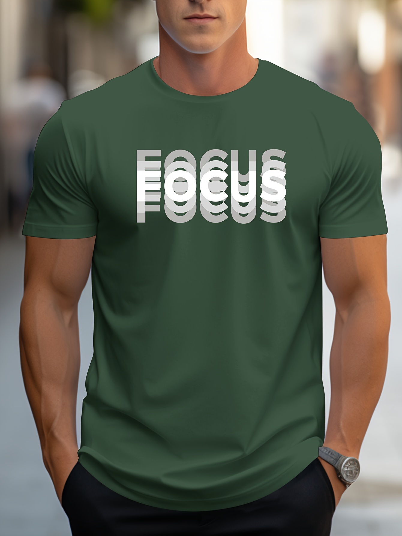 focus print mens round neck print tee short sleeve comfy t shirt loose casual top for spring summer holiday mens clothing as gifts details 20